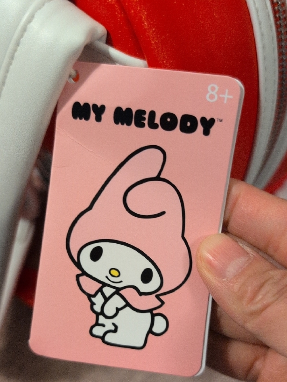 Loungefly Sanrio My Melody Christmas Holiday Mini Backpack in Red & White - Picture 3 of 11